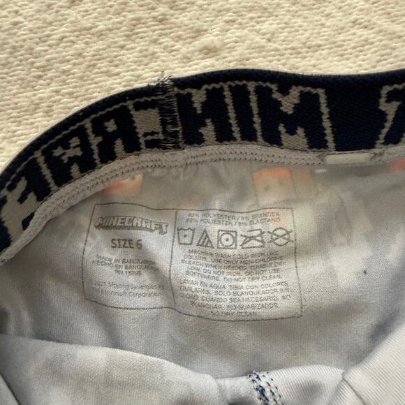 Minecraft Boys Boxer Briefs Bundle of 4 Underwear Set Gamer Creeper Print Size 6 - Picture 6 of 8